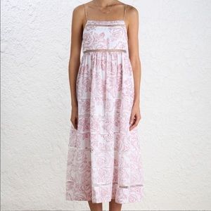 🔥Zimmermann white floral Roza ladder dress 🌸